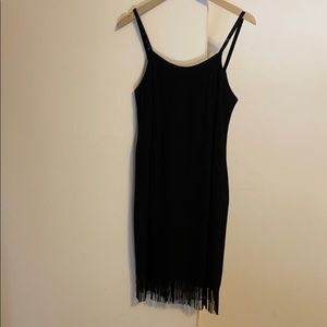 Black cocktail dress